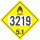 UN 3219 - Oxidizer Class 5.1 Placards