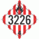 UN 3226 - Flammable Solid Class 4.1 Placards