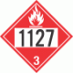 UN 1127 - Flammable Class 3 Placards