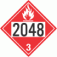 UN 2048 - Flammable Class 3 Placards