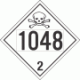 UN 1048 - Toxic Gas Class 2.3 Placards