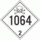 UN 1064 - Toxic Gas Class 2.3 Placards