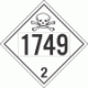 UN 1749 - Toxic Gas Class 2.3 Placards