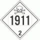 UN 1911 - Toxic Gas Class 2.3 Placards