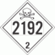 UN 2192 - Toxic Gas Class 2.3 Placards