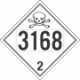 UN 3168 - Toxic Gas Class 2.3 Placards