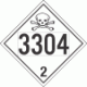 UN 3304 - Toxic Gas Class 2.3 Placards