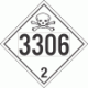 UN 3306 - Toxic Gas Class 2.3 Placards