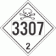 UN 3307 - Toxic Gas Class 2.3 Placards