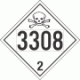 UN 3308 - Toxic Gas Class 2.3 Placards