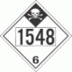 UN 1548 - Inhalation Hazard Class 6.1 Placards