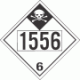 UN 1556 - Inhalation Hazard Class 6.1 Placards