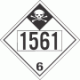 UN 1561 - Inhalation Hazard Class 6.1 Placards