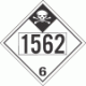 UN 1562 - Inhalation Hazard Class 6.1 Placards