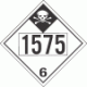 UN 1575 - Inhalation Hazard Class 6.1 Placards