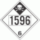 UN 1596 - Inhalation Hazard Class 6.1 Placards