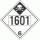 UN 1601 - Inhalation Hazard Class 6.1 Placards