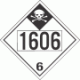 UN 1606 - Inhalation Hazard Class 6.1 Placards