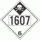 UN 1607 - Inhalation Hazard Class 6.1 Placards