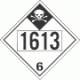 UN 1613 - Inhalation Hazard Class 6.1 Placards