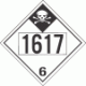 UN 1617 - Inhalation Hazard Class 6.1 Placards