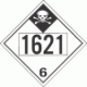 UN 1621 - Inhalation Hazard Class 6.1 Placards