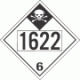 UN 1622 - Inhalation Hazard Class 6.1 Placards