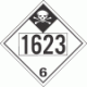 UN 1623 - Inhalation Hazard Class 6.1 Placards