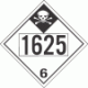 UN 1625 - Inhalation Hazard Class 6.1 Placards