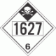 UN 1627 - Inhalation Hazard Class 6.1 Placards