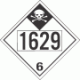 UN 1629 - Inhalation Hazard Class 6.1 Placards