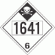 UN 1641 - Inhalation Hazard Class 6.1 Placards