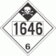 UN 1646 - Inhalation Hazard Class 6.1 Placards