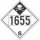 UN 1655 - Inhalation Hazard Class 6.1 Placards