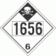 UN 1656 - Inhalation Hazard Class 6.1 Placards