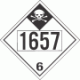 UN 1657 - Inhalation Hazard Class 6.1 Placards