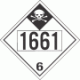 UN 1661 - Inhalation Hazard Class 6.1 Placards