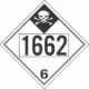 UN 1662 - Inhalation Hazard Class 6.1 Placards