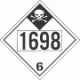 UN 1698 - Inhalation Hazard Class 6.1 Placards