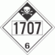 UN 1707 - Inhalation Hazard Class 6.1 Placards