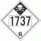 UN 1737 - Inhalation Hazard Class 6.1 Placards