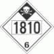 UN 1810 - Inhalation Hazard Class 6.1 Placards