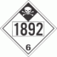 UN 1892 - Inhalation Hazard Class 6.1 Placards