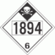 UN 1894 - Inhalation Hazard Class 6.1 Placards