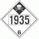 UN 1935 - Inhalation Hazard Class 6.1 Placards