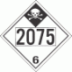 UN 2075 - Inhalation Hazard Class 6.1 Placards