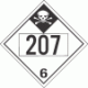 UN 2078 - Inhalation Hazard Class 6.1 Placards