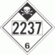 UN 2237 - Inhalation Hazard Class 6.1 Placards