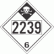 UN 2239 - Inhalation Hazard Class 6.1 Placards