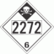 UN 2272 - Inhalation Hazard Class 6.1 Placards